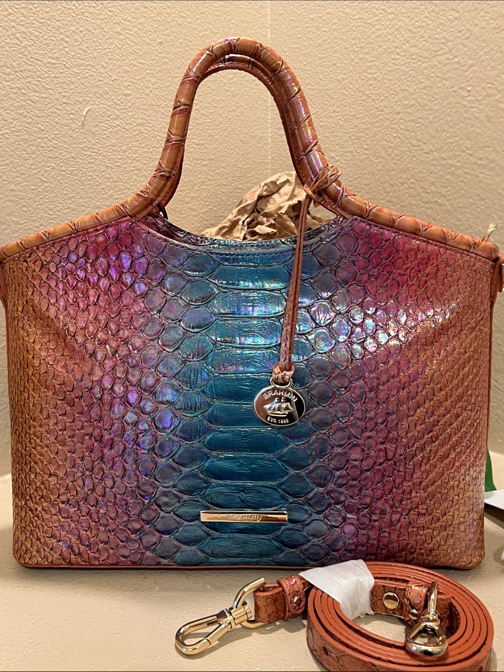 Brahmin Small Elaine Multistellaris